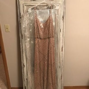 Adrianna Papell Embellished Blousson Gown